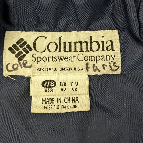 Columbia Sportwear Kids' Puffect Puffer Jacket Size 7/8 Blue . - Picture 7 of 9